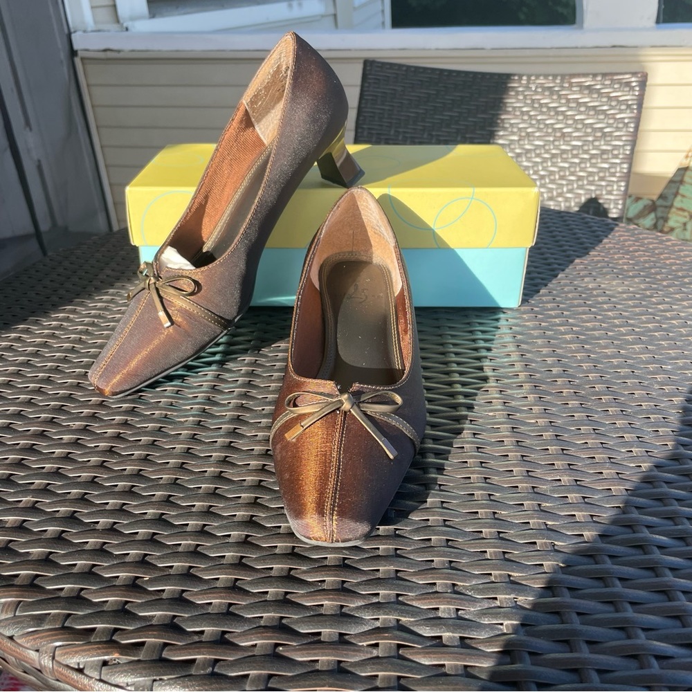 LifeStride Joyous Dark Copper Heel Size 7.5 - Picture 2 of 14